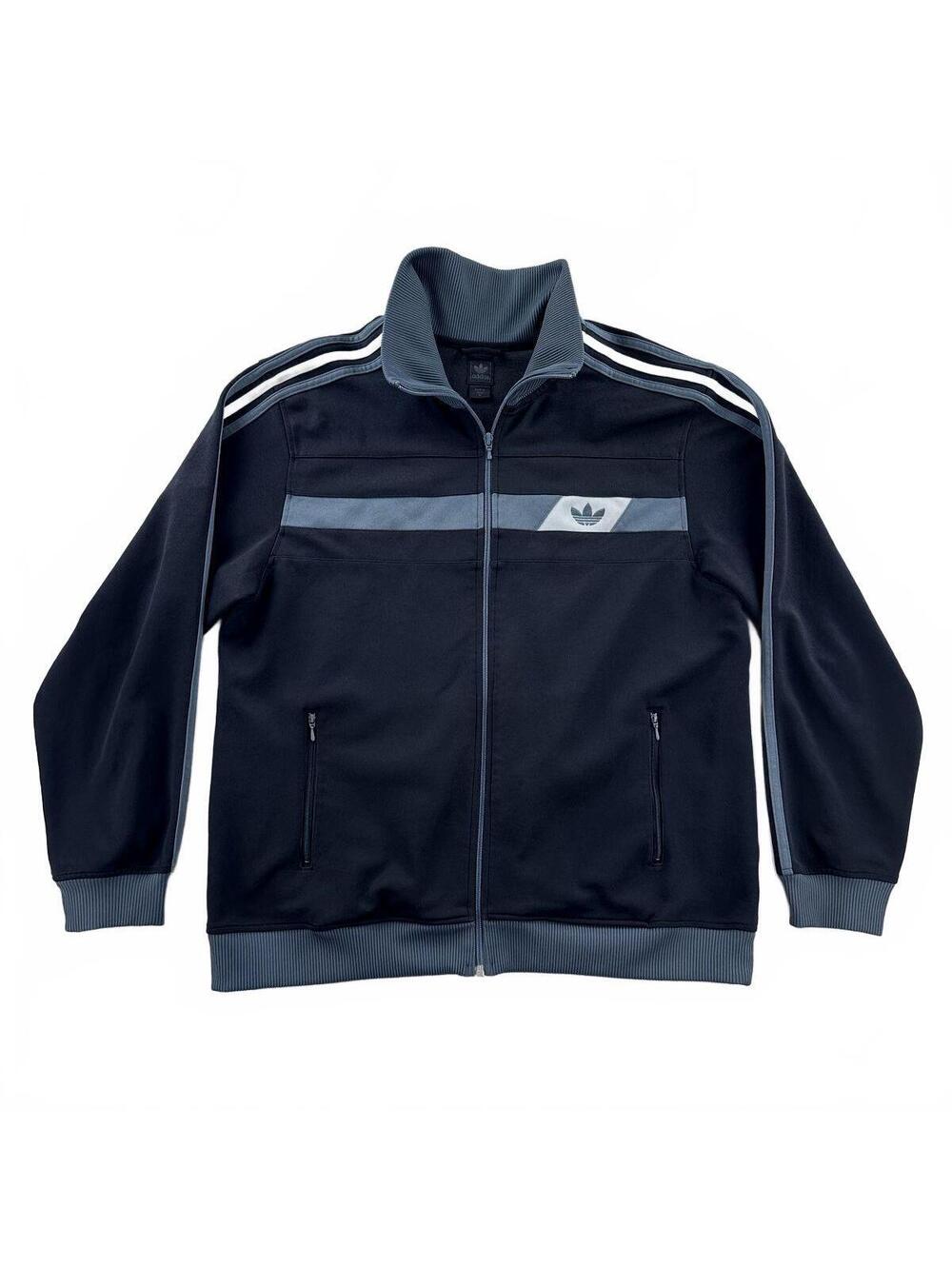 Adidas Black Full-Zip Track Jacket XL